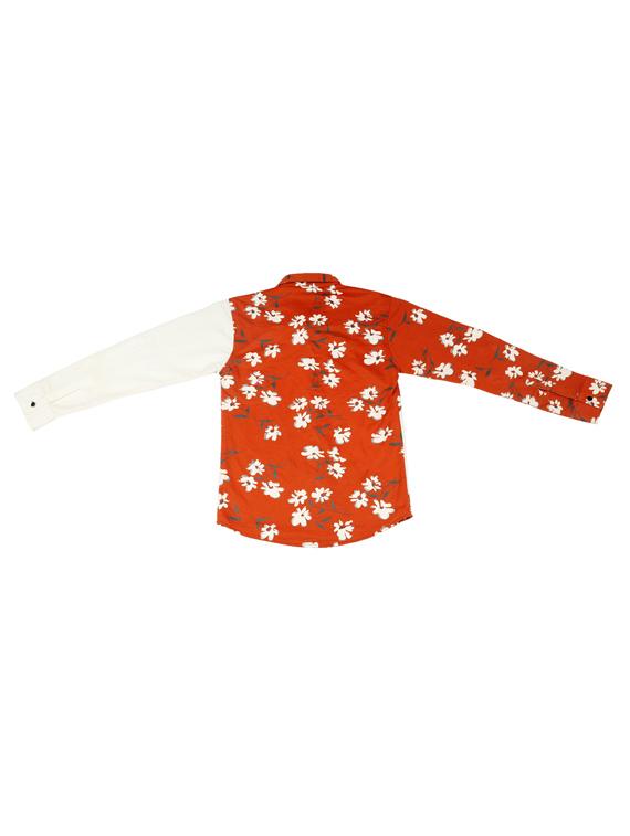 red cotton shirt - 17424290 - Zoom Image - 2