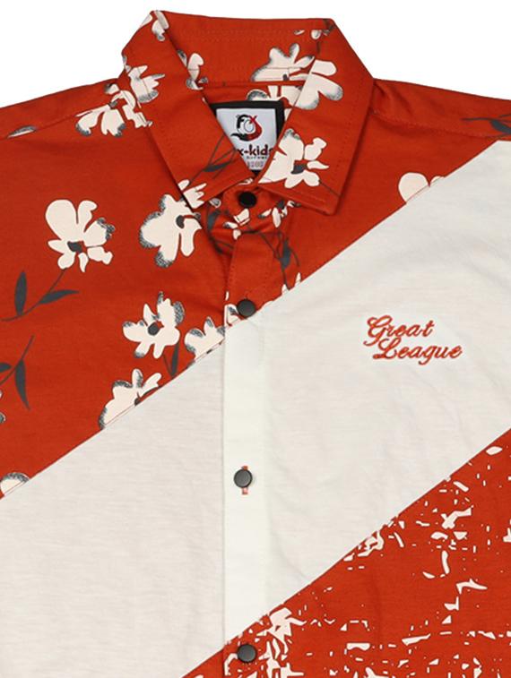 red cotton shirt - 17424290 - Zoom Image - 3