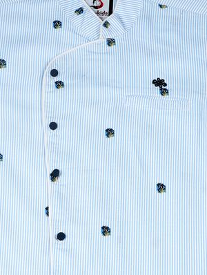 blue cotton shirt - 17424293 - Standard Image - 3