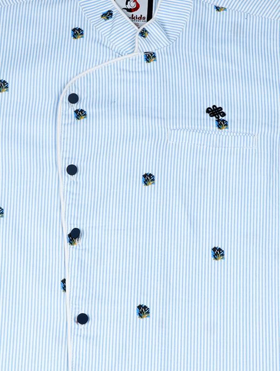 blue cotton shirt - 17424293 - Zoom Image - 3