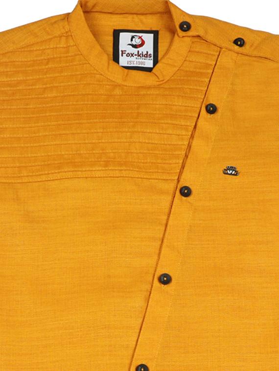 gold cotton shirt - 17424297 - Zoom Image - 3