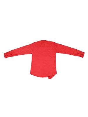 red cotton shirt - 17424299 - Standard Image - 2