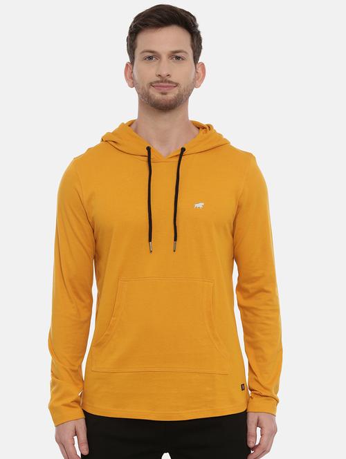 mustard yellow solid t-shirt - 17424556 - Very Small Image - 1