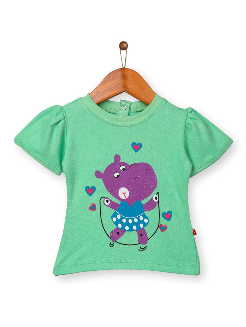 green cotton tshirt - 17424660 - Zoom Image - 1