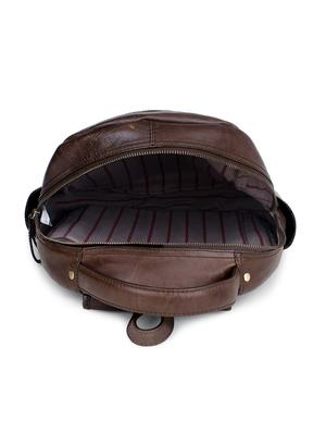 beige leather laptop backpack - 17424676 - Standard Image - 4