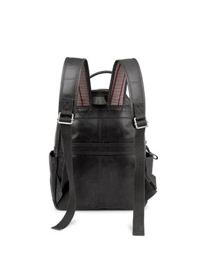 black leather laptop backpack - 17424678 - Standard Image - 2