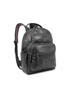 black leather laptop backpack - 17424678 - Standard Image - 5