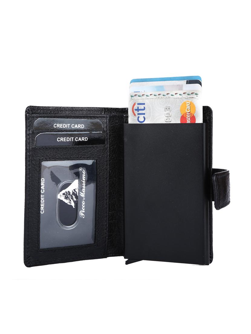 black leather wallet - 17424685 - Zoom Image - 3