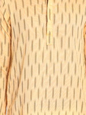 yellow printed long kurta - 17424961 - Standard Image - 4