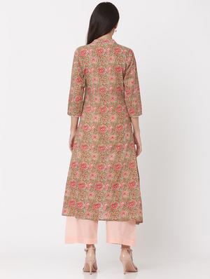 floral kurta palazzo set - 17425158 - Standard Image - 3