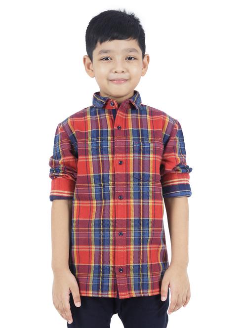 multi colored cotton shirt - 17425205 - Standard Image - 1