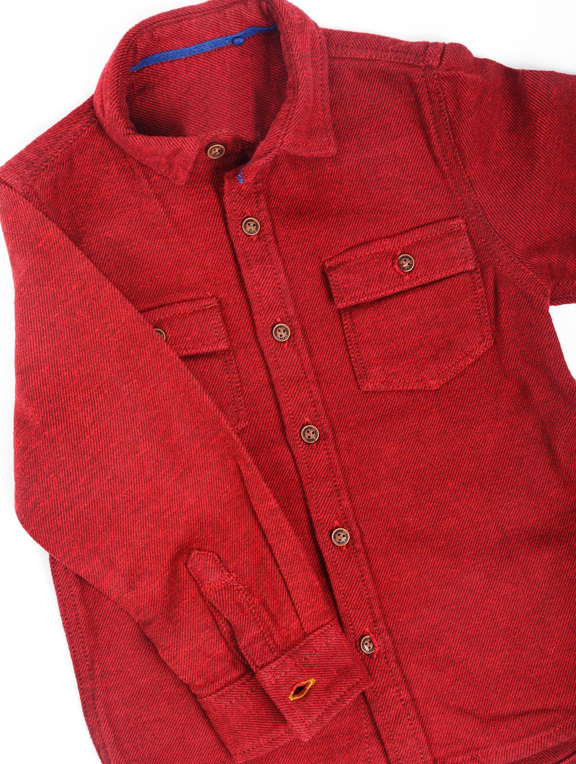 red cotton shirt - 17425208 - Zoom Image - 4