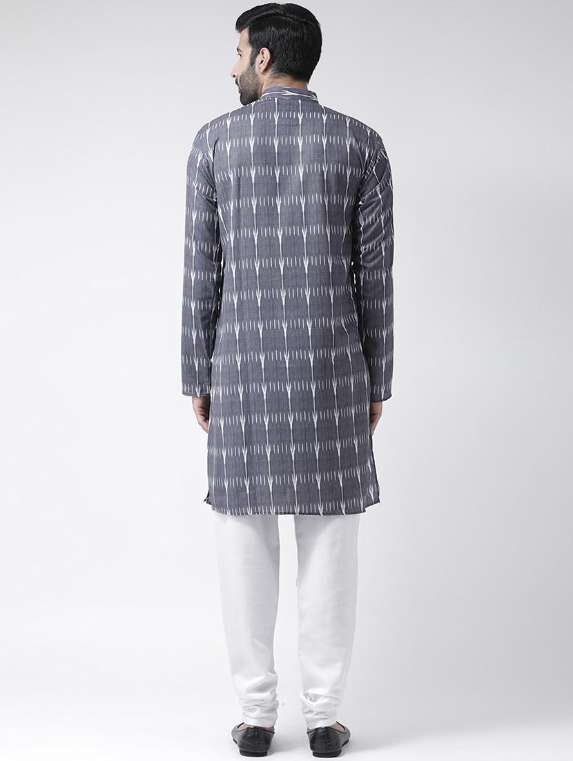 blue printed kurta pyjama set - 17425407 - Zoom Image - 3