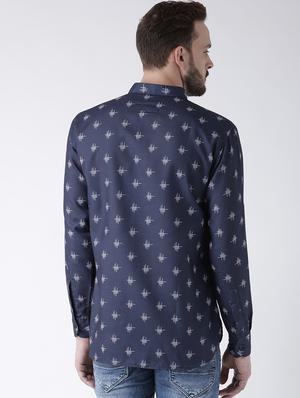 navy blue printed short kurtas - 17425451 - Standard Image - 3