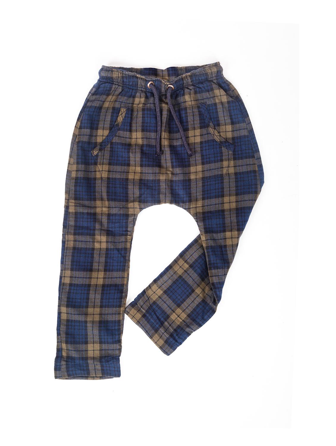 multi colored cotton blend casual trouser - 17425454 - Zoom Image - 2