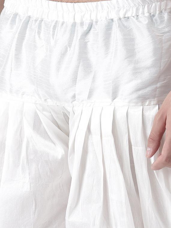 white solid dhoti - 17425497 - Zoom Image - 5