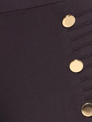 high rise button detail jegging - 17425519 - Standard Image - 6