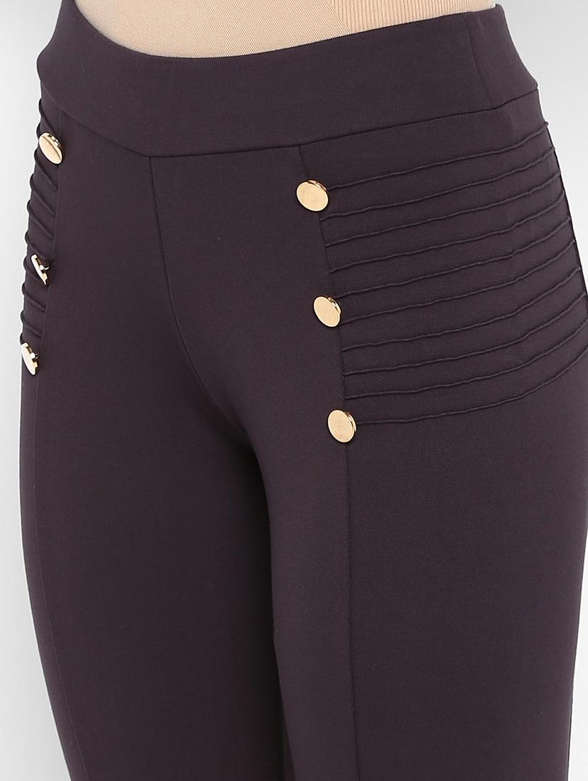 high rise button detail jegging - 17425519 - Zoom Image - 5