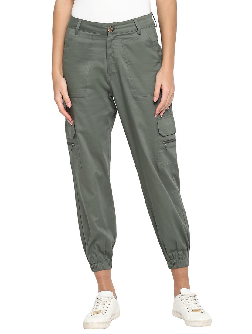 mid rise solid jogger - 17425530 - Zoom Image - 1