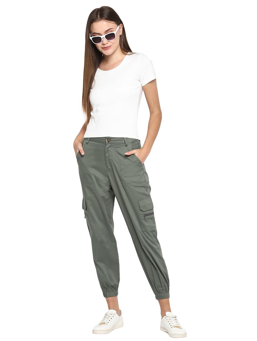 mid rise solid jogger - 17425530 - Zoom Image - 4