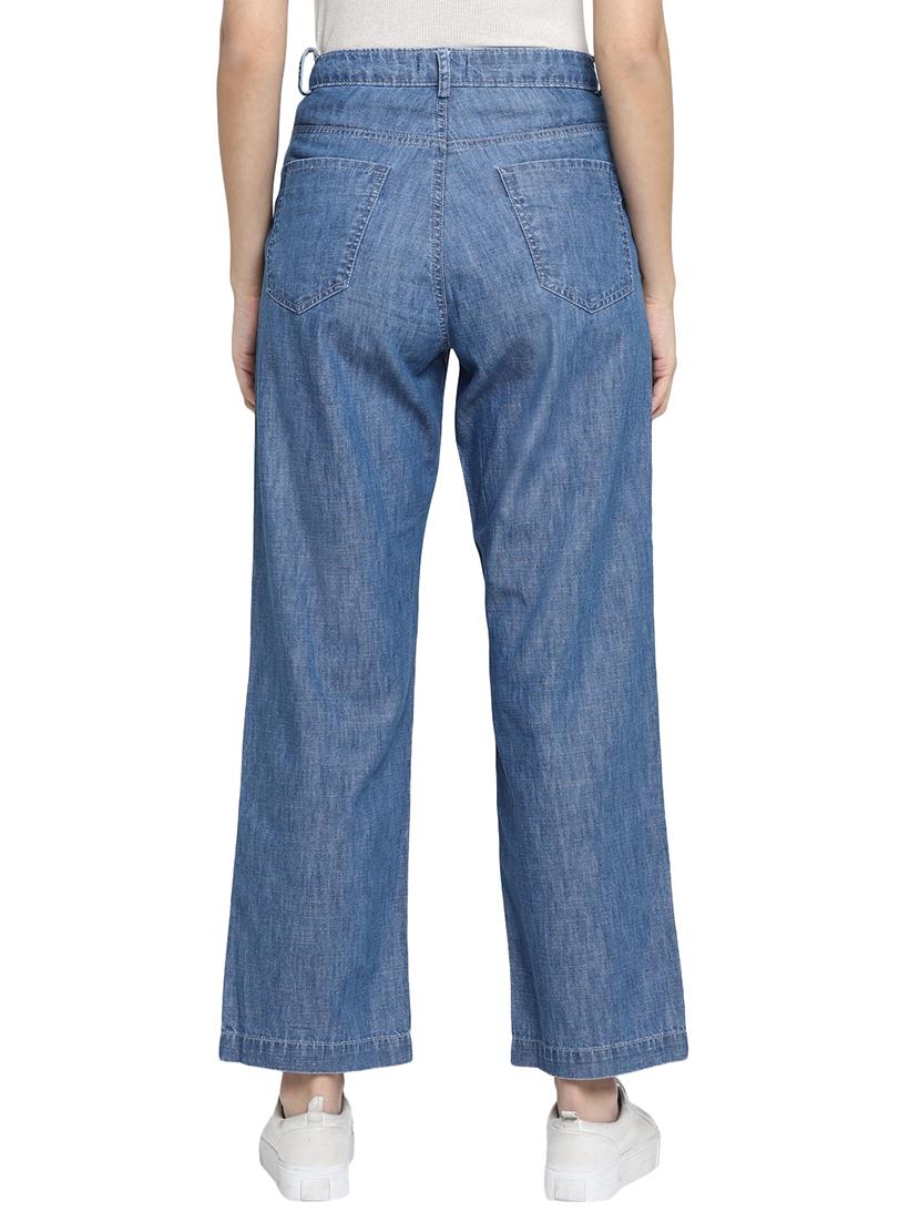 high rise denim trouser - 17425535 - Zoom Image - 3