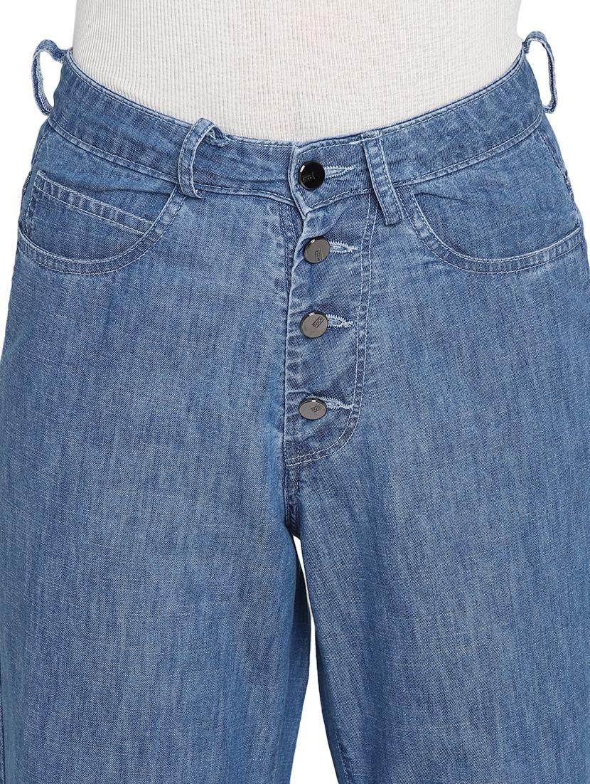 high rise denim trouser - 17425535 - Zoom Image - 5