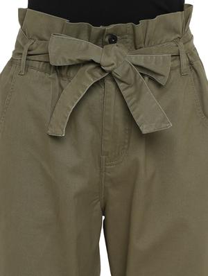paper bag waist trouser - 17425537 - Standard Image - 5