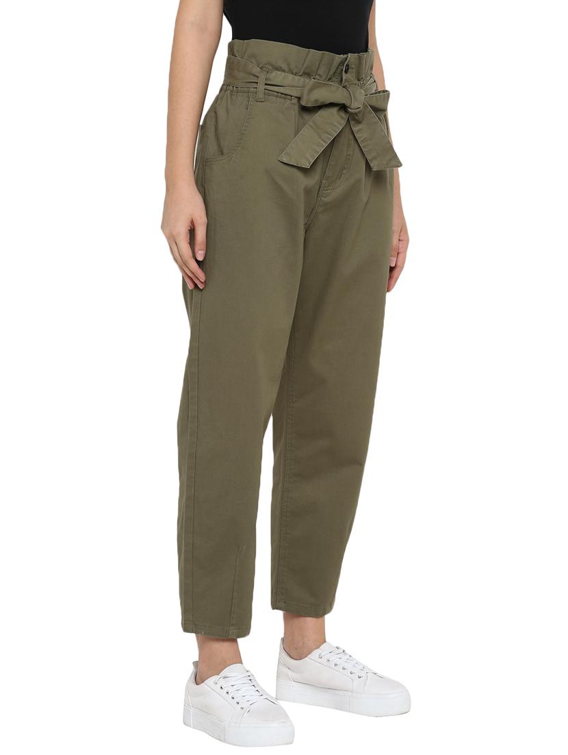 paper bag waist trouser - 17425537 - Zoom Image - 2