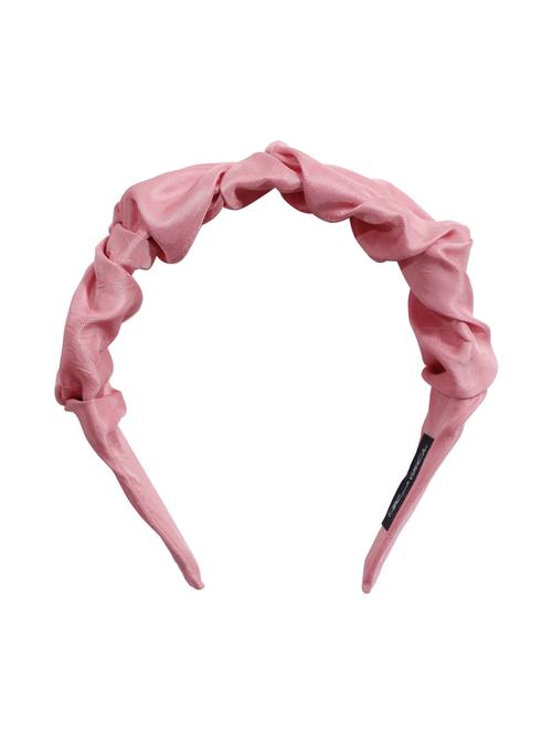 vembley pink solid stylish and classic hairband for women - 17425547 - Standard Image - 1
