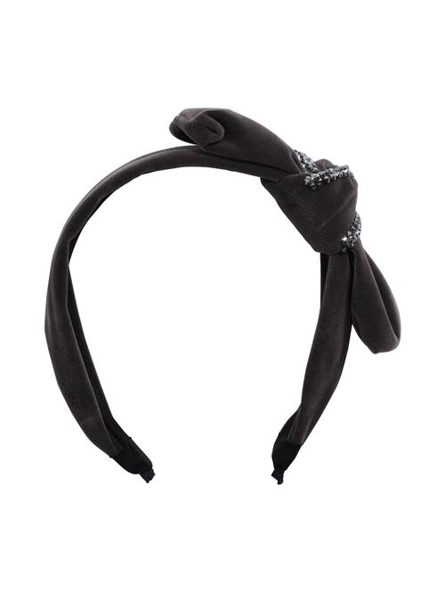 vembley grey solid stylish and classic hairband for women - 17425557 - Standard Image - 1