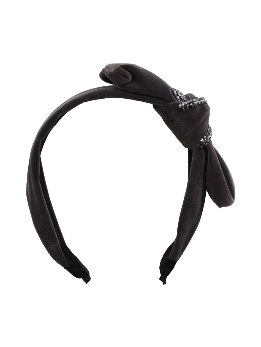 vembley grey solid stylish and classic hairband for women - 17425557 - Zoom Image - 1