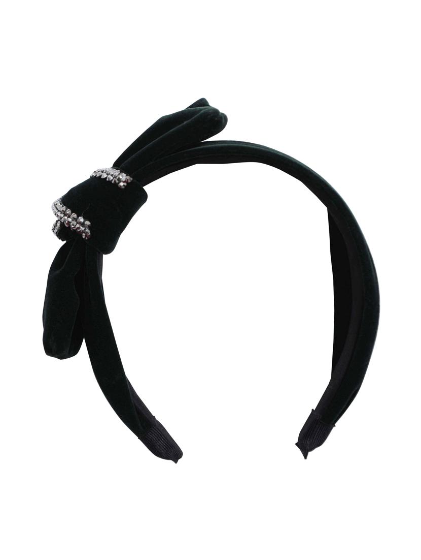 vembley green solid stylish and classic hairband for women - 17425559 - Zoom Image - 1