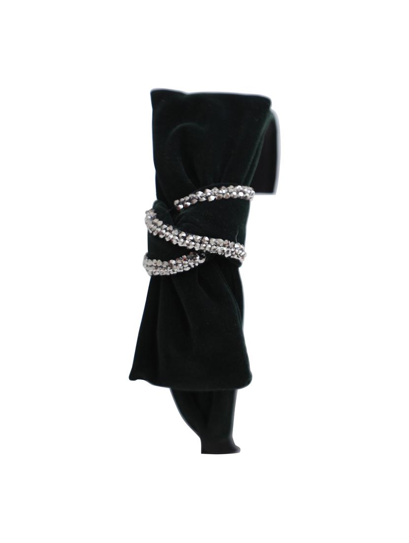 vembley green solid stylish and classic hairband for women - 17425559 - Zoom Image - 2
