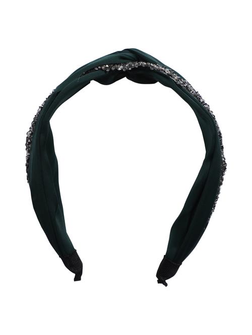 vembley green embellished stylish and classic hairband for women - 17425561 - Standard Image - 1