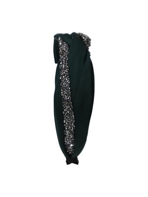 vembley green embellished stylish and classic hairband for women - 17425561 - Standard Image - 2