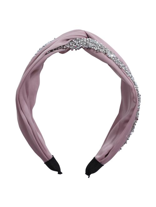 vembley pink embellished stylish and classic hairband for women - 17425563 - Standard Image - 1