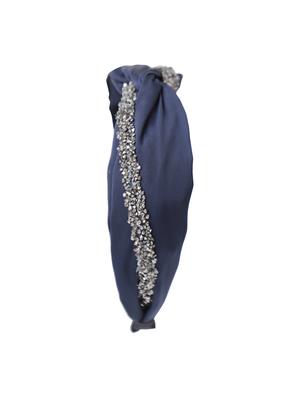 vembley blue embellished stylish and classic hairband for women - 17425564 - Standard Image - 2