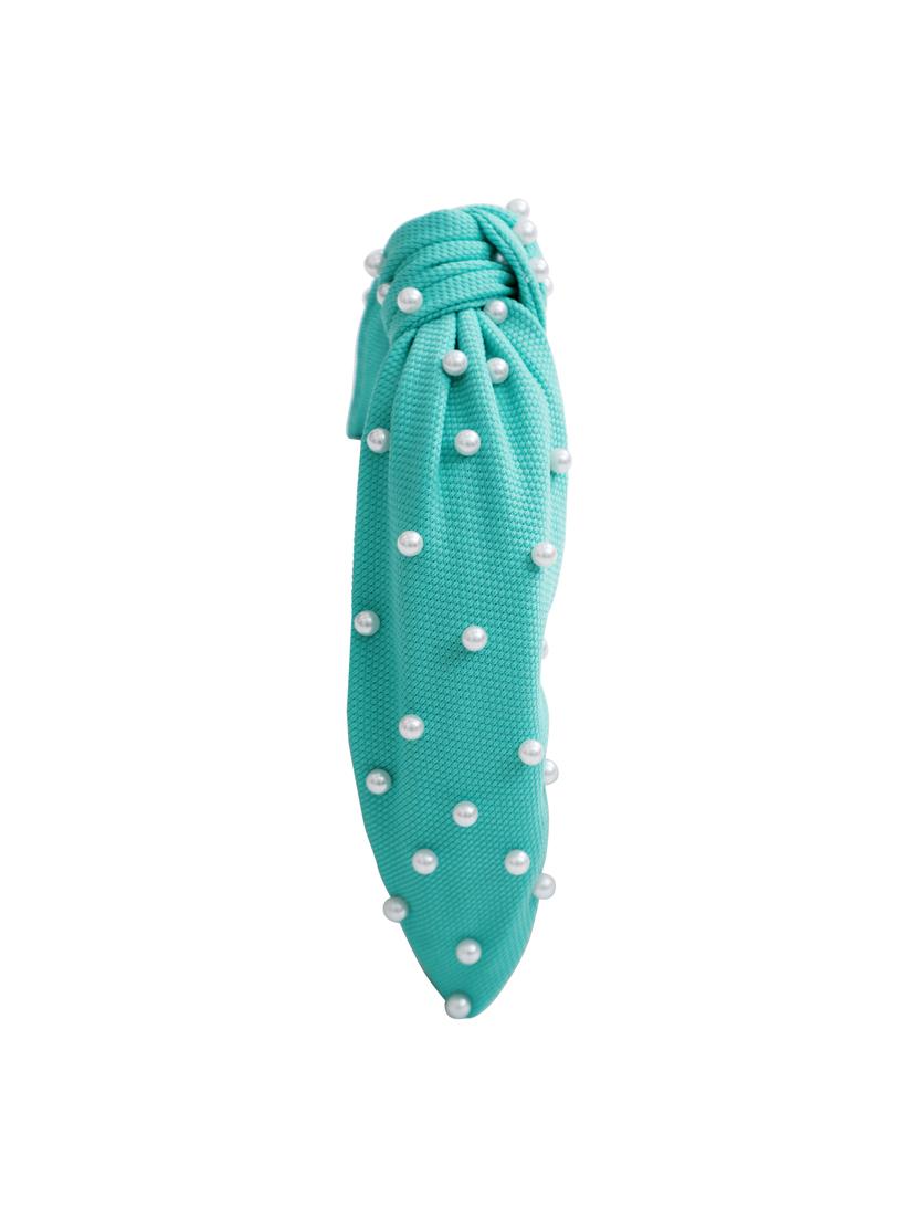 vembley sea green embellished stylish and classic hairband for women - 17425567 - Zoom Image - 2