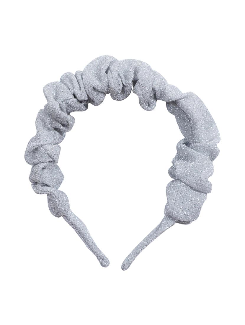 vembley silver solid stylish and classic hairband for women - 17425574 - Zoom Image - 1