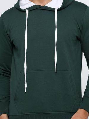 bottle green taped sweatshirt - 17425595 - Standard Image - 5