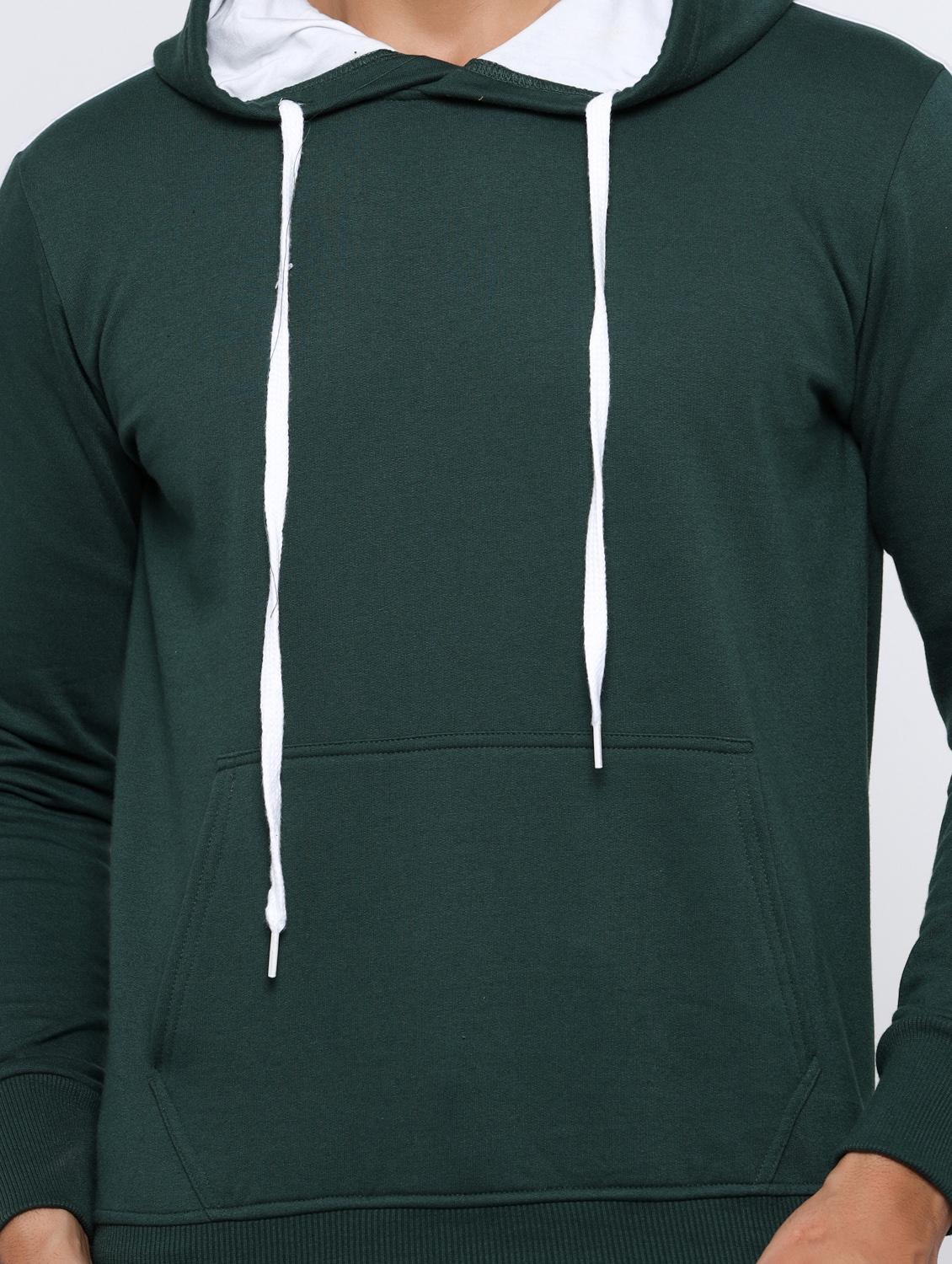 bottle green taped sweatshirt - 17425595 - Zoom Image - 5