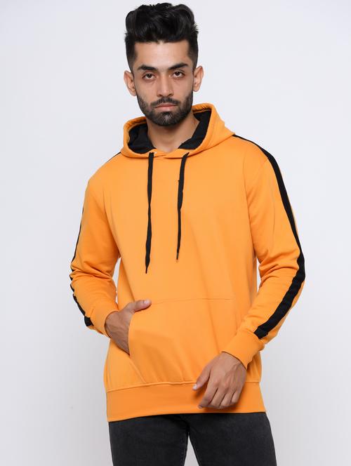 orange taped sweatshirt - 17425599 - Standard Image - 1