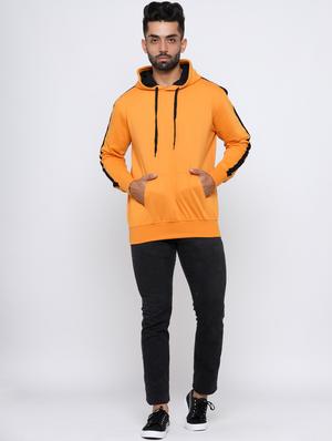 orange taped sweatshirt - 17425599 - Standard Image - 4