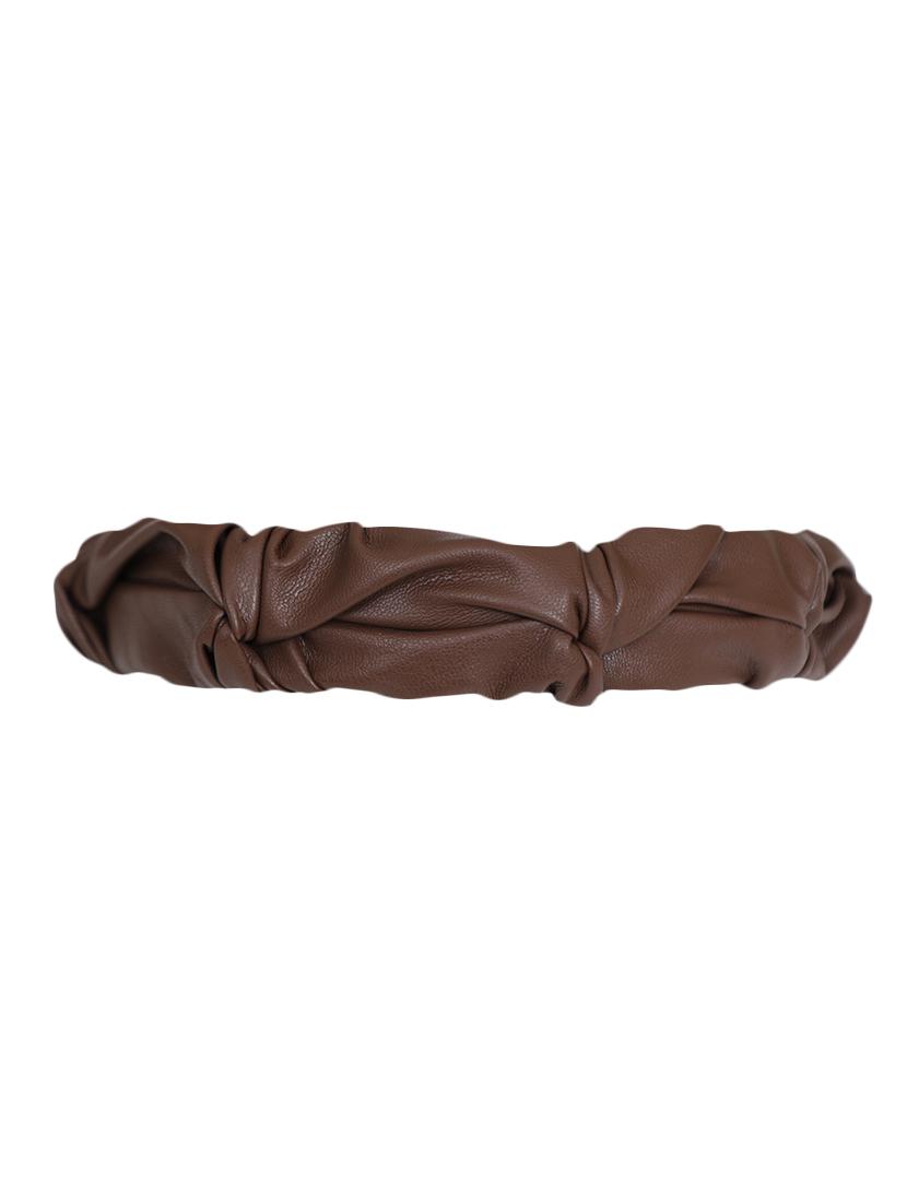 vembley brown solid stylish and classic hairband for women - 17425606 - Zoom Image - 2