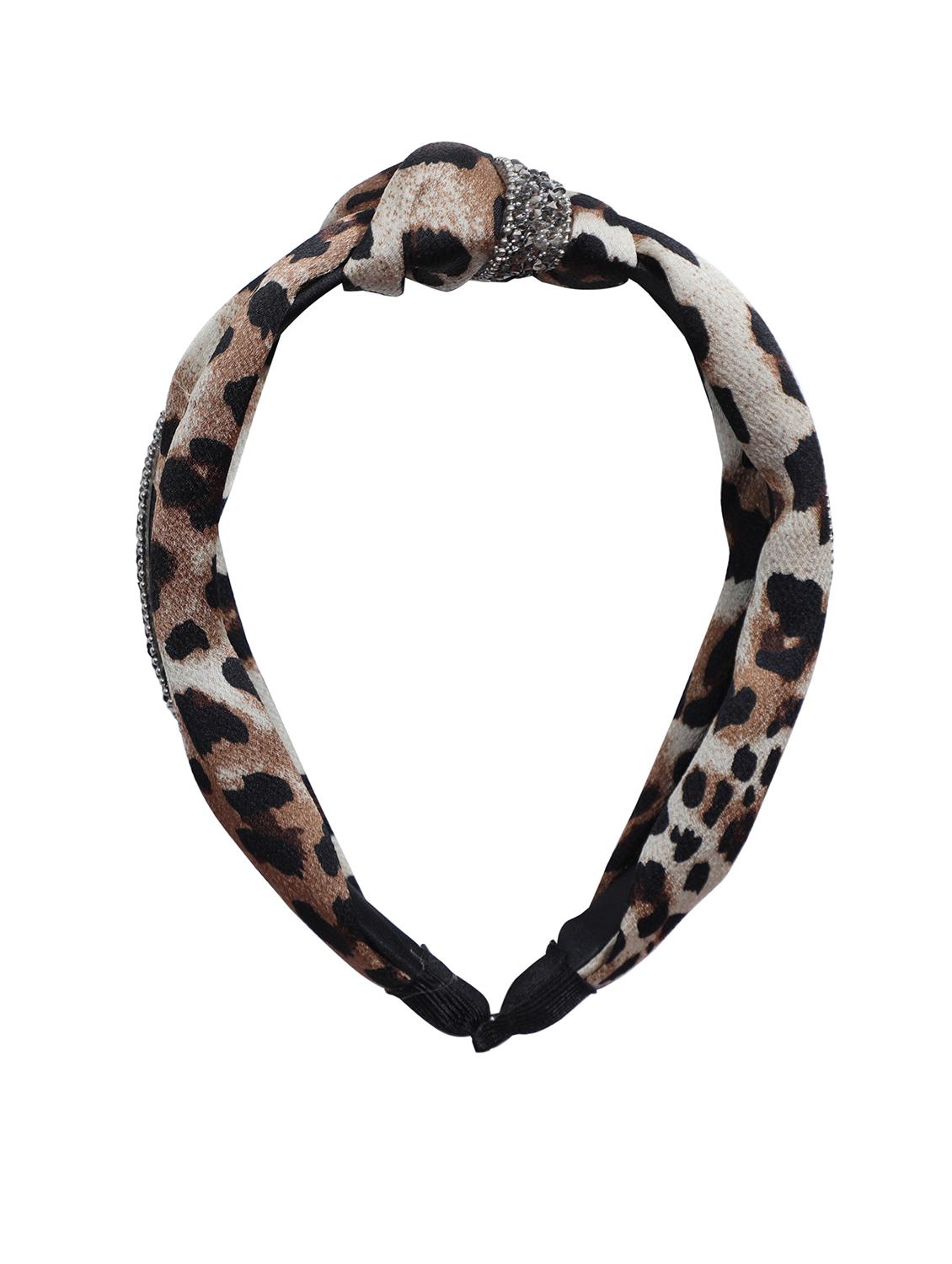 vembley leopard printed stylish and classic hairband for women - 17425612 - Zoom Image - 1