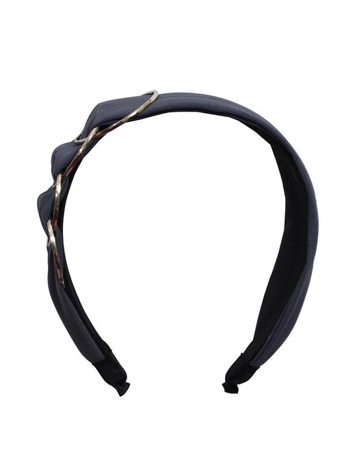vembley grey solid stylish and classic hairband for women - 17425620 - Standard Image - 1