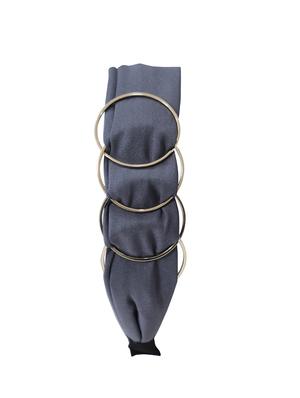 vembley grey solid stylish and classic hairband for women - 17425620 - Standard Image - 2