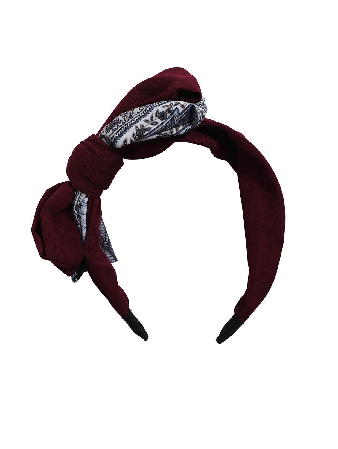 vembley red solid stylish and classic hairband for women - 17425632 - Zoom Image - 1