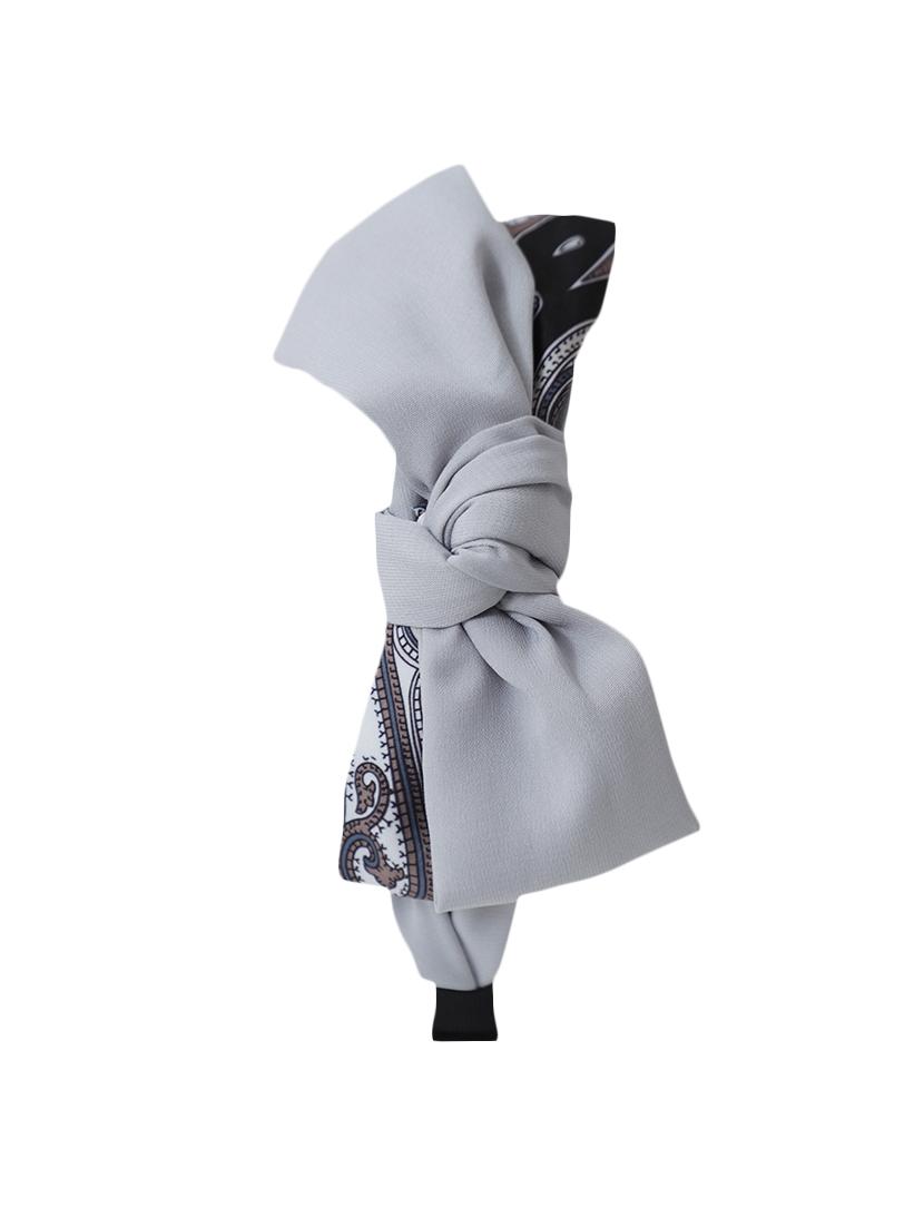 vembley grey solid stylish and classic hairband for women - 17425633 - Zoom Image - 3