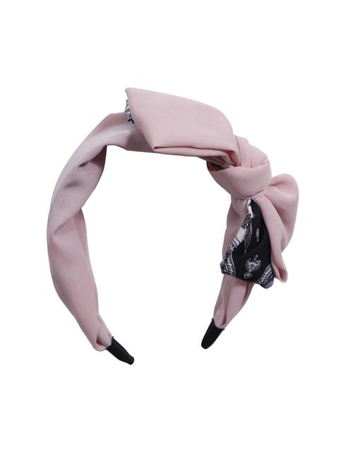vembley pink solid stylish and classic hairband for women - 17425634 - Standard Image - 1